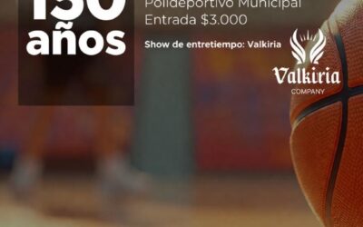 HOY (MIÉRCOLES) SE JUEGA EL PARTIDO DE BÁSQUET “COPA 150 AÑOS” EN EL POLIDEPORTIVO MUNICIPAL