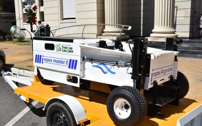 EL ÁREA DE INFRAESTRUCTURA MUNICIPAL INCORPORÓ UNA MÁQUINA CORDONERA PARA EJECUTAR CORDÓN CUNETA: REEMPLAZARÁ EL SISTEMA DE MOLDES QUE SE UTILIZABA