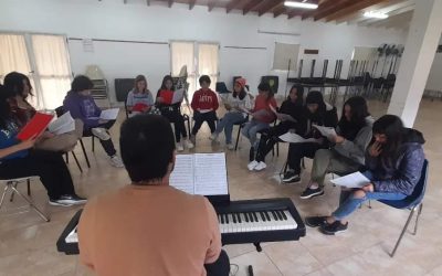 EL CORO JUVENIL DE LA ESCUELA DE MÚSICA REALIZÓ UN CAMPAMENTO CORAL EN BERUTI