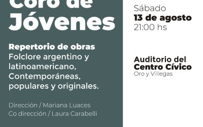 EL CORO DE JÓVENES PREPARA UN VARIADO REPERTORIO PARA SU PRIMER CONCIERTO EXCLUSIVO DEL AÑO EN EL AUDITORIO DEL CENTRO CÍVICO