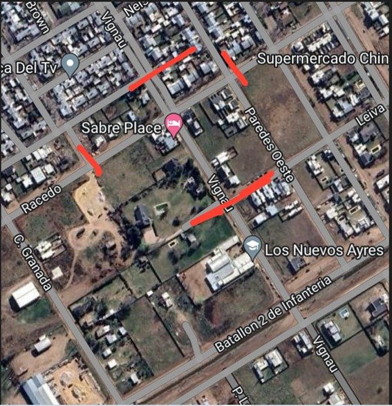 AVANZA LA OBRA DEL COLECTOR PLUVIAL EN CALLE VIGNAU: DESDE HOY (LUNES) SE CORTA AL TRÁNSITO LA INTERSECCIÓN DE LAS CALLES VIGNAU Y RACEDO