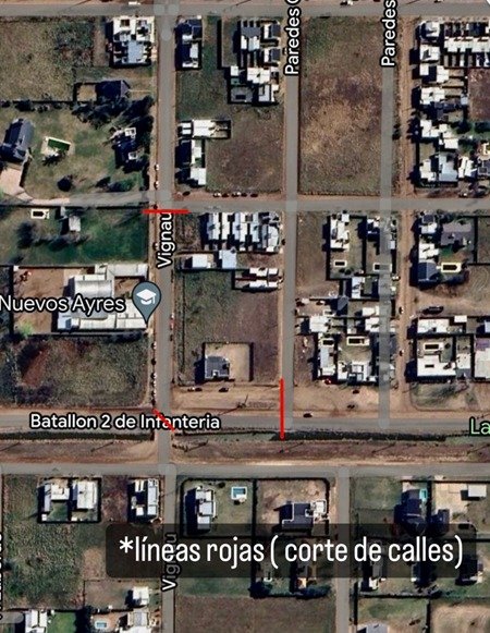 POR LA EJECUCIÓN DE OBRAS, DESDE EL PRÓXIMO MARTES Y HASTA EL LUNES 8 DE MAYO SE HARÁN CORTES SOBRE LA CALLE VIGNAU, EN DISTINTAS INTERSECCIONES