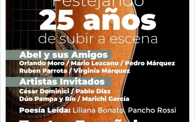 “CUANDO LA POESÍA SE HACE CANTO” CELEBRA SUS 25 AÑOS EN EL TEATRO: HABRÁ MÚSICA, POESÍA LEÍDA Y SORPRESAS