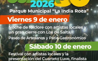 30 DE AGOSTO: EL CULTUR 30 YA TIENE TODO LISTO PARA DISFRUTAR EL FIN DE SEMANA DEL 9, 10 Y 11 DE ENERO