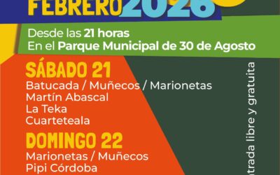 CULTUR FEBRERO 2026: DOS NOCHES A PURO CARNAVAL EN EL PARQUE MUNICIPAL DE 30 DE AGOSTO
