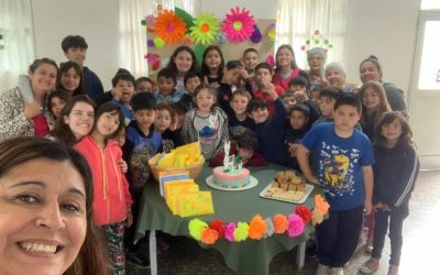 CON JUEGOS, REGALOS Y COSAS RICAS, LOS CHICOS/AS DE CASA DEL NIÑO FESTEJARON LOS CUMPLEAÑOS DEL MES DE OCTUBRE