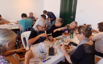 CURSO DE PLATERÍA CRIOLLA Y MUESTRA, CON MUY BUENA ASISTENCIA Y UNA NUEVA PROPUESTA YA ANUNCIADA PARA JUNIO