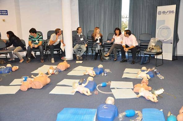 Comenzó hoy el curso de reanimación