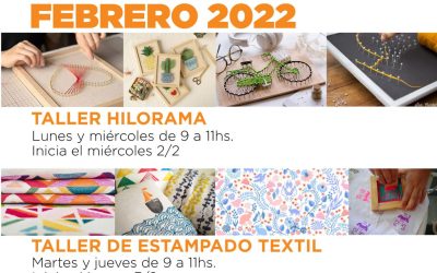 TALLERES DE HILORAMA Y DE ESTAMPADO TEXTIL EN LA ESCUELA MUNICIPAL DE BERUTI: LA INSCRIPCIÓN ESTARÁ ABIERTA DESDE EL VIERNES 21 AL 31 DE ENERO