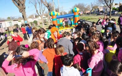 Hubo festejos del día del niño en distintos barrios