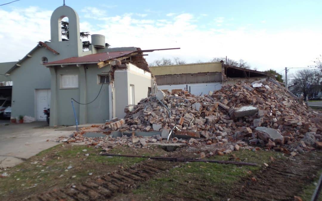 SE REALIZÓ LA DEMOLICIÓN DEL EDIFICIO DONDE FUNCIONARÁ LA NUEVA GUARDIA