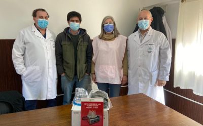 EL HOSPITAL ORELLANA RECIBIÓ UN HUMIFICADOR CALENTADOR PARA RESPIRADOR PEDIÁTRICO, DONADO POR UNA FAMILIA LOCAL A TRAVÉS DE LAS DAMAS ROSADAS