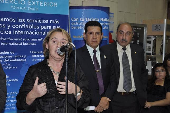 Acto por el aniversario del Banco Nación