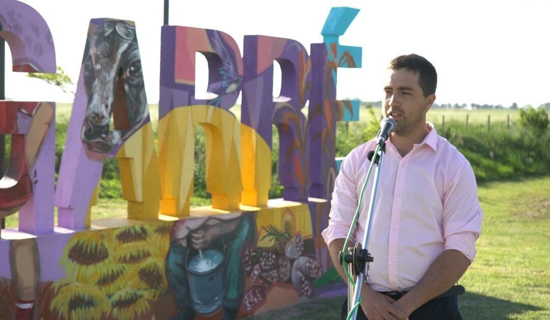 EL DELEGADO MARTÍN PÁEZ INVITÓ A LA COMUNIDAD A “SEGUIR ADELANTE Y A HACER CRECER ENTRE TODOS A GARRÉ”