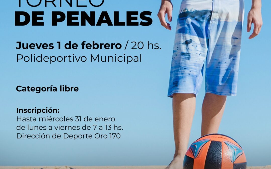 EL VERANO EN TRENQUE SIGUE TAMBIÉN CON MUCHO DEPORTE: YA PODÉS ANOTARTE PARA LOS TORNEOS DE PENALES (BEACH FÚTBOL), TRUCO, TEJO Y NEWCOM BEACH