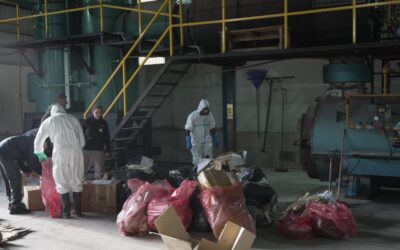 DESTRUCCIÓN POR INCINERACIÓN DE MARIHUANA, COCAÍNA Y PASTILLAS SINTÉTICAS INCAUTADAS EN CAUSAS PENALES: EL MUNICIPIO COLABORÓ CON LA JUSTICIA