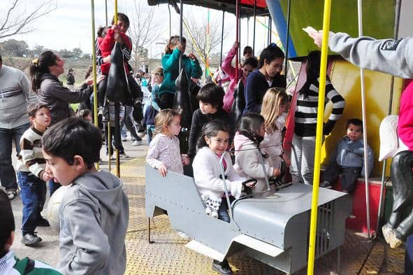Miles de personas en los festejos del Día del Niño