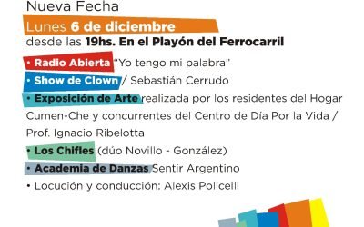 DÍA DE LAS PERSONAS CON DISCAPACIDAD: POR LAS LLUVIAS, LAS ACTIVIDADES PREVISTAS PARA HOY SE TRASLADAN AL PRÓXIMO LUNES (6) EN EL MISMO HORARIO