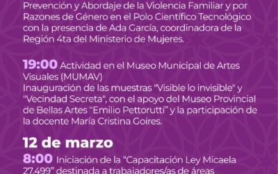 ACTIVIDADES, MUESTRAS Y TALLERES PARA CONMEMORAR EL DÍA INTERNACIONAL DE LAS MUJERES TRABAJADORAS