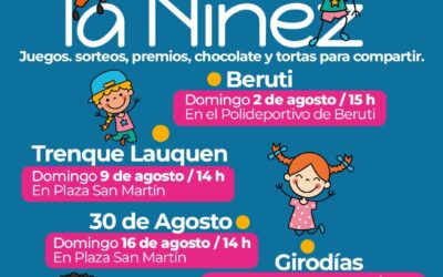 JUEGOS, ACTIVIDADES RECREATIVAS, SORTEOS Y CHOCOLATE CON TORTAS PARA FESTEJAR EL DÍA DE LA NIÑEZ EN EL DISTRITO