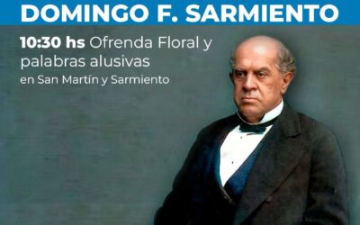 EL MUNICIPIO CELEBRARÁ MAÑANA (MIÉRCOLES) EL DÍA DEL MAESTRO CON UN HOMENAJE A DOMINGO FAUSTINO SARMIENTO
