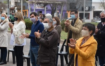 EN EL ACTO OFICIAL POR EL DÍA DEL MAESTRO SE DESTACÓ LA FIGURA DE SARMIENTO Y LA TAREA DOCENTE, SOBRE TODO EN TIEMPOS DE PANDEMIA