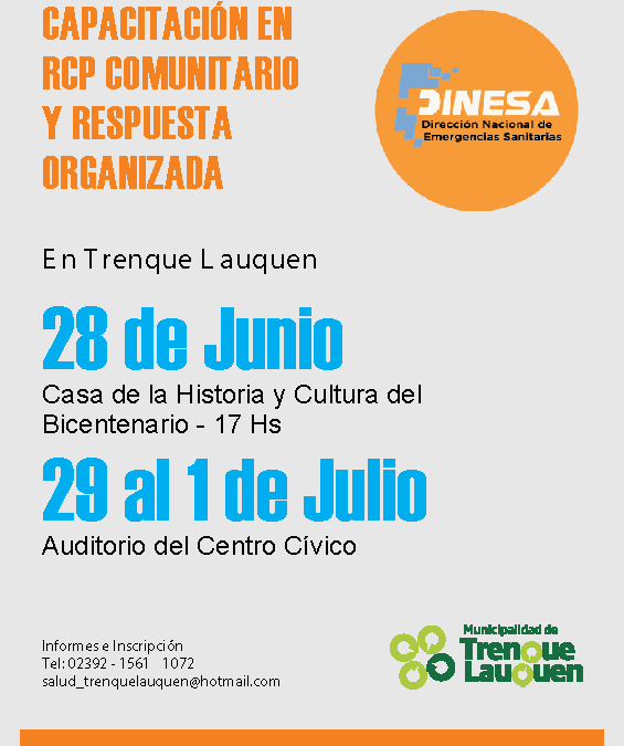 Jornadas «Respuesta organizada en emergencias y desastres»