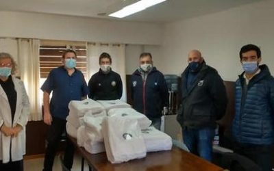 EL HOSPITAL MUNICIPAL ORELLANA RECIBIÓ UNA DONACIÓN DE 48 JUEGOS DE SÁBANAS DEL SINDICATO DE LUZ Y FUERZA