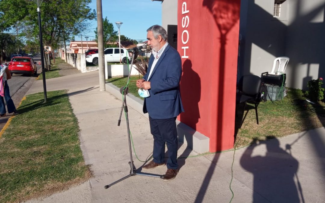 EL INTENDENTE FERNÁNDEZ ANUNCIÓ LA PUESTA EN MARCHA DE UN PLAN DIRECTOR PARA EL HOSPITAL EGUIGUREN Y LA COMPRA DE UN NUEVO EQUIPO DE RAYOS X