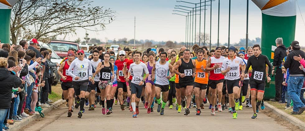Se realizó la primera competencia del triatlón en Pellegrini