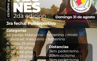 TERCERA FECHA DEL II CAMPEONATO DE DUATLONES, ESTE DOMINGO 31