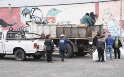 FERIA ECOFINES, CON ECOCANJE, ARMADO DE COMPOSTERA Y RECEPCIÓN DE RESIDUOS ELECTRÓNICOS Y ELÉCTRICOS