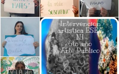 LAS ALUMNAS DE 6° AÑO DE ARTE PÚBLICO DEL EX POLIVALENTE Y UN ADELANTO PARA PALPITAR EL “IV ENCUENTRO NACIONAL DE ARTE MURAL”