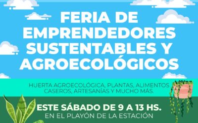 MAÑANA (SÁBADO) HABRÁ FERIA ECOFINES TRADICIONAL EN EL PLAYÓN DE LA ESTACIÓN