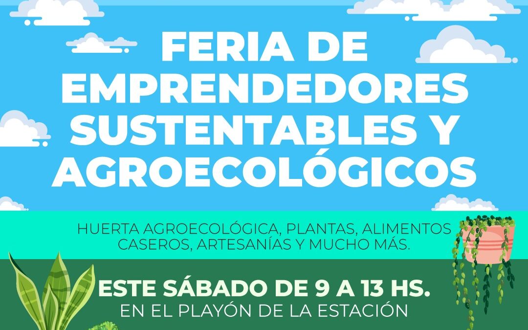 MAÑANA (SÁBADO) HABRÁ FERIA ECOFINES TRADICIONAL EN EL PLAYÓN DE LA ESTACIÓN