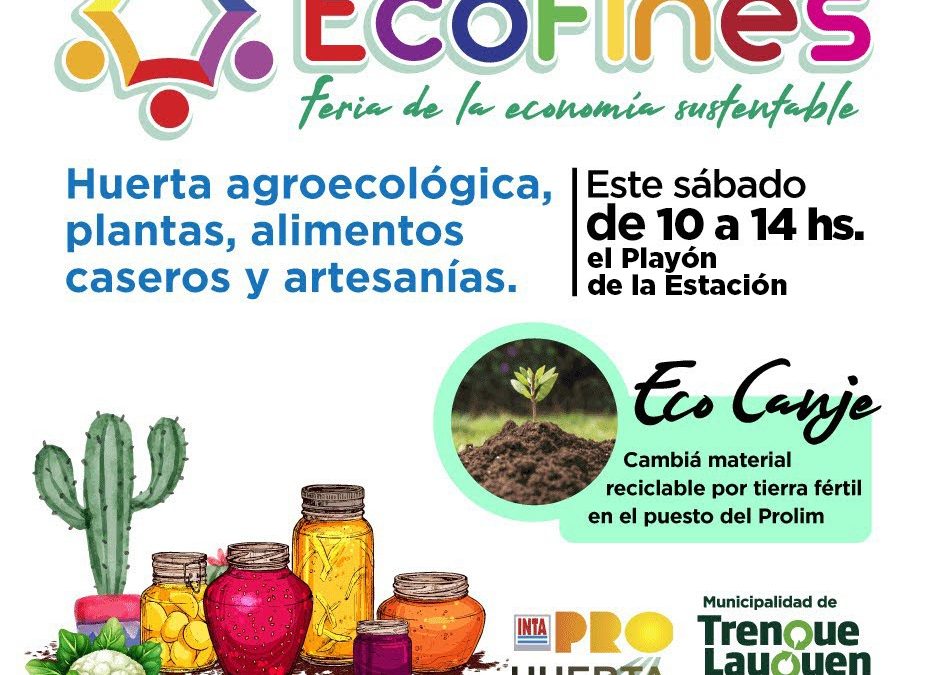 MAÑANA (SÁBADO) HABRÁ FERIA ECOFINES Y PUESTO DE ECOCANJE EN EL PLAYÓN DE LA ESTACIÓN