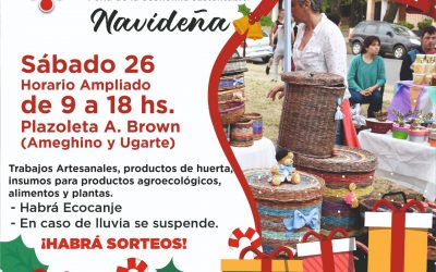 EL PRÓXIMO SÁBADO LLEGA LA SEGUNDA EDICIÓN DE LA FERIA ECOFINES NAVIDEÑA CON UNA AMPLIA VARIEDAD DE TRABAJOS ARTESANALES Y SORTEOS