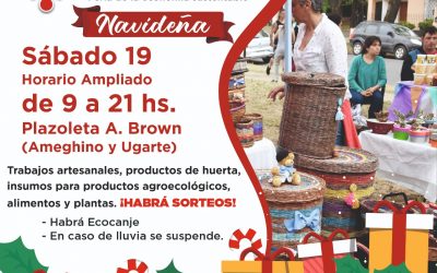 CON UNA PROPUESTA NOVEDOSA, SORTEOS Y EL HORARIO EXTENDIDO, LA FERIA ECOFINES NAVIDEÑA ANTICIPA MAÑANA LA LLEGADA DE LAS FIESTAS