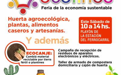 MAÑANA (SÁBADO) LA FERIA ECOFINES ESTARÁ EN EL PLAYÓN DE LA ESTACIÓN CON VARIEDAD DE PRODUCTOS