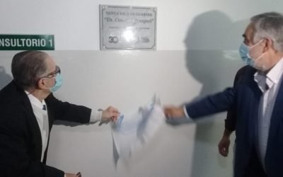 QUEDÓ INAUGURADA LA NUEVA GUARDIA DEL HOSPITAL EGUIGUREN, DE TREINTA DE AGOSTO, QUE A PARTIR DE HOY LLEVA EL NOMBRE DEL DR. OSVALDO PRÓSPERI