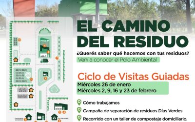 “EL CAMINO DEL RESIDUO”: EL PRÓXIMO MIÉRCOLES COMIENZA UN CICLO DE VISITAS GUIADAS EN EL POLO AMBIENTAL DE TRENQUE LAUQUEN