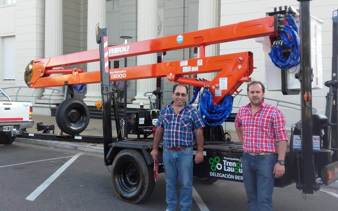 El Municipio compró un elevador hidráulico para Berutti