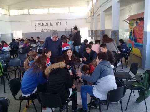 DOSCIENTOS ALUMNOS PARTICIPARON HOY (VIERNES) DE UN TALLER DE EMPRENDORISMO EN TREINTA DE AGOSTO