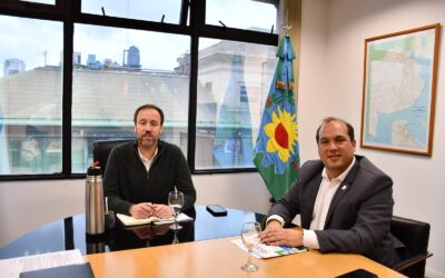 EL INTENDENTE FRANCISCO RECOULAT SE REUNIÓ CON EL MINISTRO DE ECONOMÍA DE LA PROVINCIA PABLO LÓPEZ POR OBRAS, GESTIONES Y PROYECTOS ESTRATÉGICOS PARA EL DISTRITO