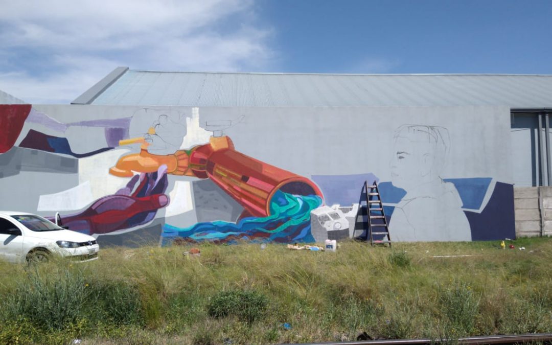 EL “IV ENCUENTRO NACIONAL DE ARTE MURAL” AVANZA ENTRE CHARLAS Y TALLERES Y CON EL TRABAJO DE LOS ARTISTAS EN LOS ESPACIOS PÚBLICOS