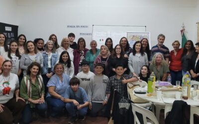 ESTUDIANTES DE ITALIANO COMPARTIERON UNA JORNADA DE INTERCAMBIO EN LA SEDE DE LA SOCIEDAD ITALIANA