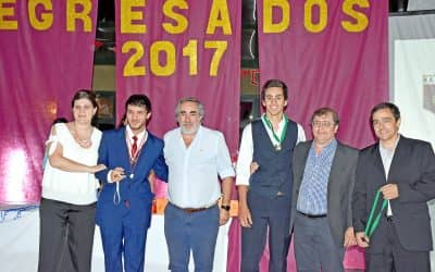 Fernández participó de la ceremonia de entrega de los premios Contepomi