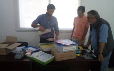 FUNCIONARIO PROVINCIAL ENTREGÓ AL INTENDENTE MUNICIPAL MÁS KITS DE ROBÓTICA PARA EL POLO CIENTÍFICO TECNOLÓGICO