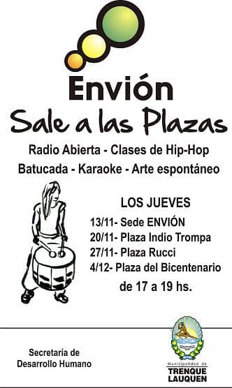 Envión sale a las plazas