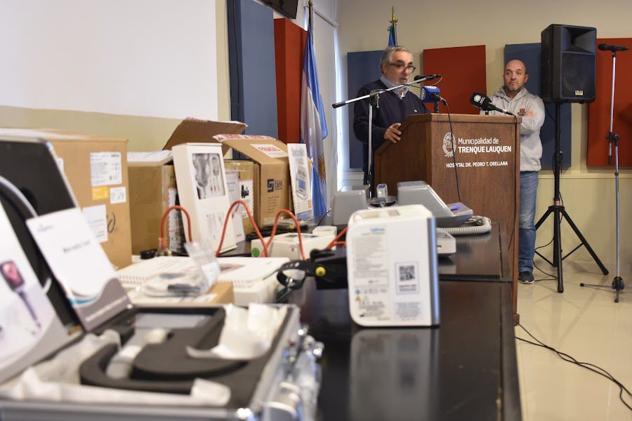 OTRO SALTO DE CALIDAD EN EL HOSPITAL DR. PEDRO T. ORELLANA: EL INTENDENTE PRESENTÓ HOY (JUEVES) NUEVO EQUIPAMIENTO TECNOLÓGICO